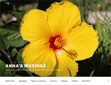 Tablet Screenshot of annasmusings.com